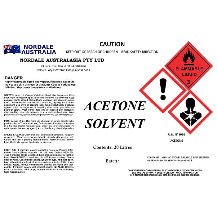 Nordale Acetone