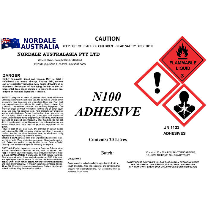 Nordale  N100 Adhesive