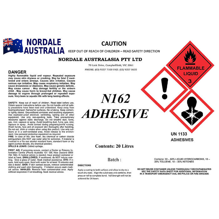 Nordale N162 Adhesive
